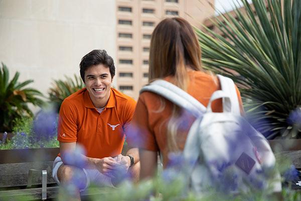 Students talking